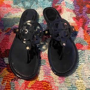 Tory Burch black sandals size 11.
